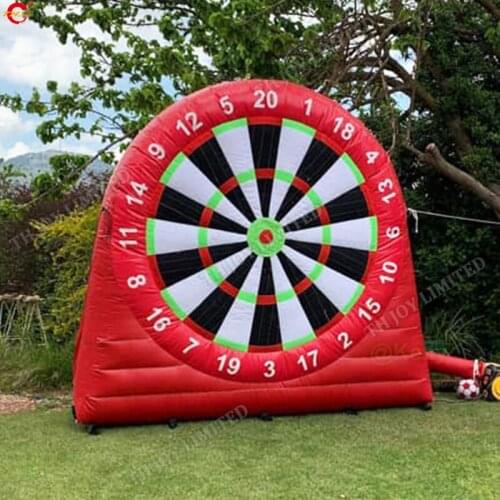 Popular inflatable soccer dart board inflatable football dart board sport game for sale, carnival giant inflatable dart board