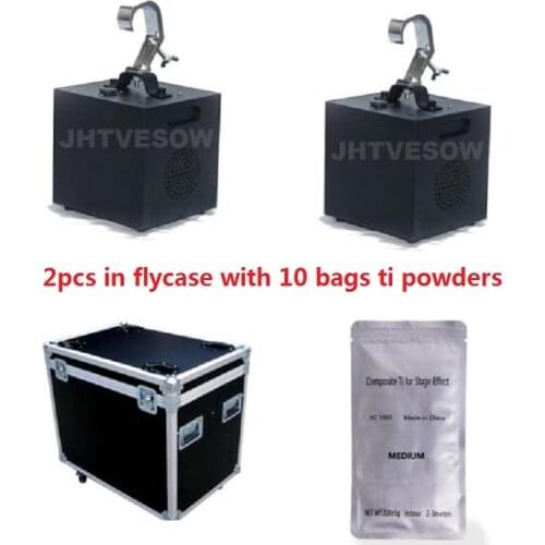 Free shipping upside down cold spark machine 600w with spark powder with clamps party machine light fireworks