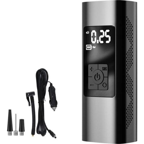 12V 150PSI Wireless Air Compressor 6000mAh Digital Tire Inflator Electric Car Air Pump With LED Light For Auto Motorcycle Bike