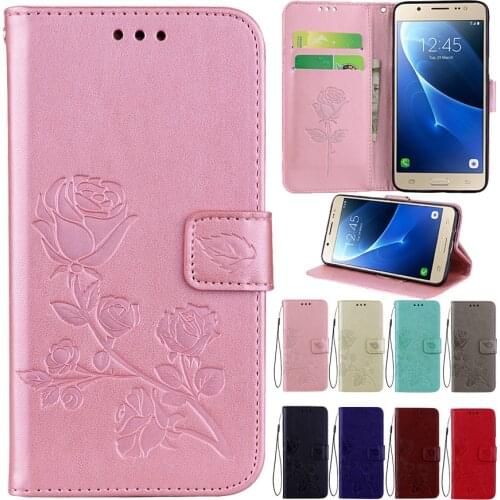 Flip Leather Phone Case For Samsung J2 2018 Flower Wallet Bag Cover Cases For Samsung Galaxy J2 Pro 2018 J250F J250 SM-J250F