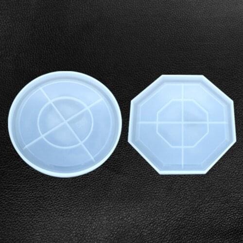1pcs Geometry Coaste Shape Liquid Silicone Mold UV Resin Jewelry Pendant Lanugo Mold Resin Molds For DIY Jewelry