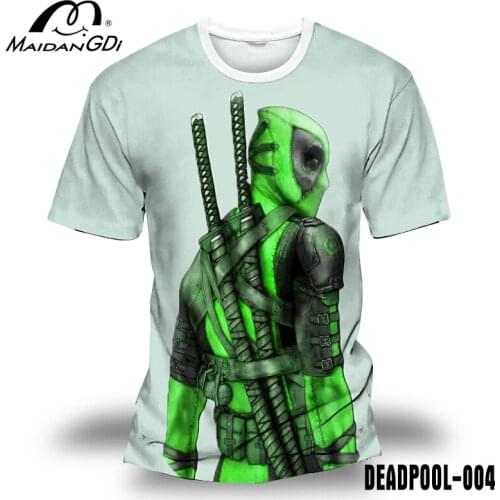 MaiDangDi DEADPOOL Boys 3D Print T-shirt Best Seller Crewneckdemon Slayer Harajuku Men Women Fashion Valorant Anime Shirt KIorn