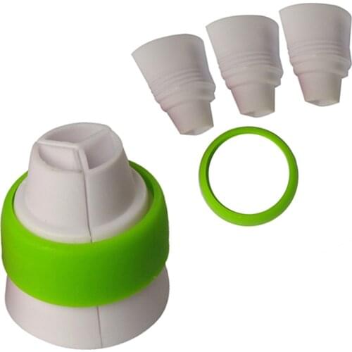 Icing Piping Russian Nozzle Tips Cake Decor Converter Coupler Cake Cream Pastry Tool Nozzle Adapter For Cupcake Fondant Cookie