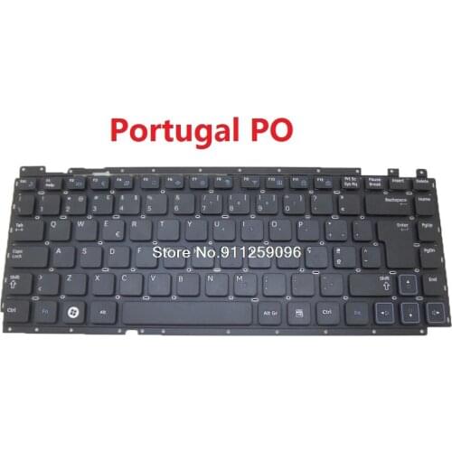 Laptop Keyboard For Samsung RC410 United Kingdom UK Portugal PO PT BA59-02932P BA59-02932A Black Without Frame New