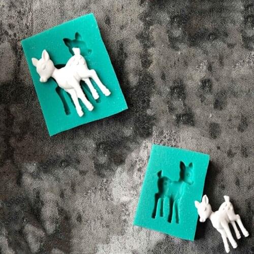 DIY Fawn Shape Syrup Chocolate Mold Kitchen Supplies Accessories Baking Tools