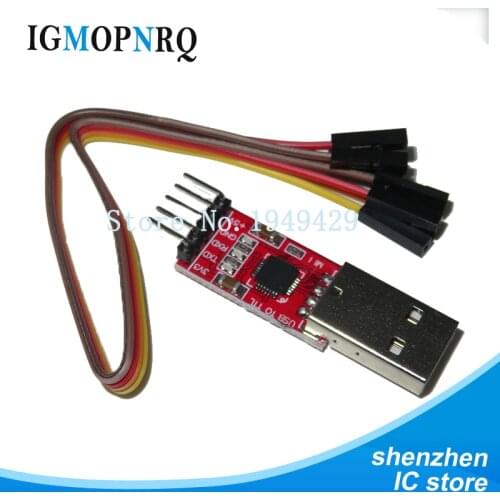 1pcs CP2102 module USB to TTL serial UART STC download cable PL2303 Super Brush line upgrade(RED)