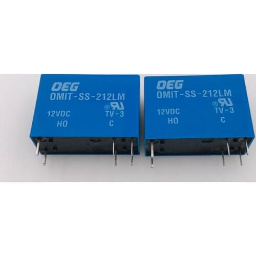 Original OMIT-SS-212LM 12VDC 6pin 5A 250VAC relays
