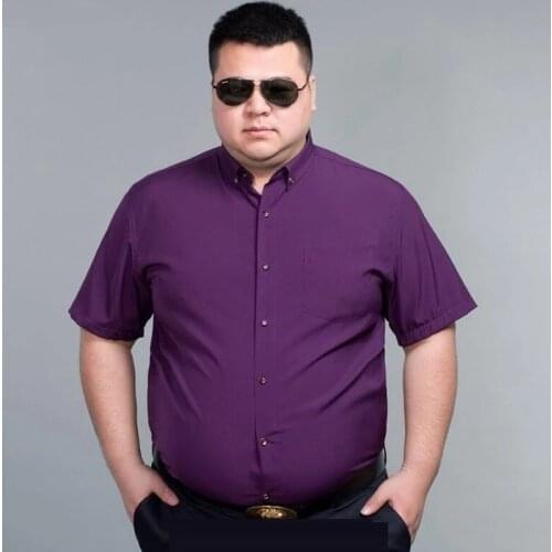 FAISIENS Men Plus Size Shirt 8xl 9xl 10xl 12xl 14xl autumn winter Blue Long Sleeve Business Big Size Fashion Work Dress Shirt