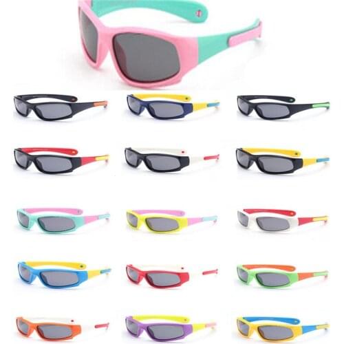 2019 hot silicone riding boys and girls sunglasses goggles suitable for motorcycles bicycle Outdoor sports Free shipping
