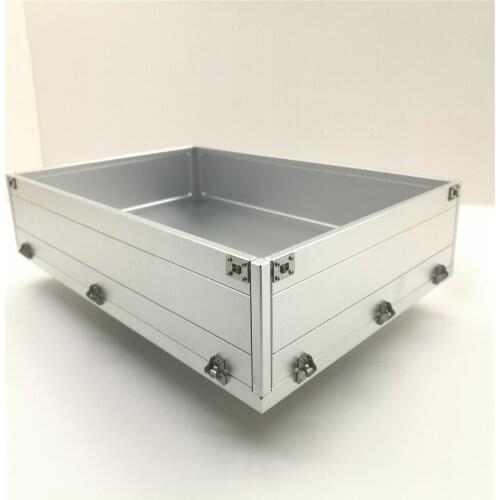 Heavy Duty 8X8 Metal Bucket Container for Tamiya 1/14 56360 RC Truck Trailer Tractor Modification Parts