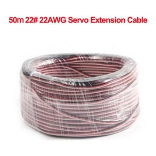 50 meters DIY Futaba Color 22# 22AWG Servo Extension Cable/ Flat 60 cores 5000cm