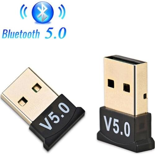 USB Bluetooth 5.0 Wireless Audio Music Stereo Adapter Dongle Receiver For TV PC