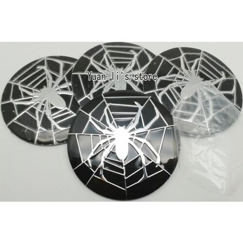 10 Set(1 Set=4pcs) OEM spider Wheel Rim Hub Center Cap Sticker Car wheel center cap cover sticker Car Accessories