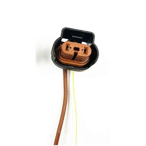 2pcs 2 Pin Auto Fog Light Connector Plug Socket Wiring Harness Pigtail For VW Audi EOS Jetta Golf MK6 Passat Tiguan 7H0 941 165