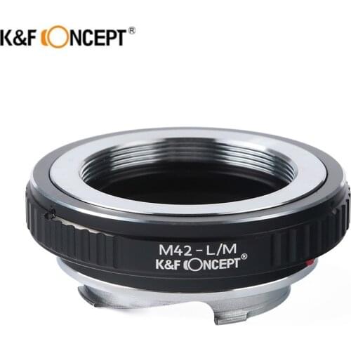 K&F CONCEPT M42-L/M Lens Adapter Ring For M42 Screw Lens to Leica Voigtlander M9 M6 M7 M8 Camera