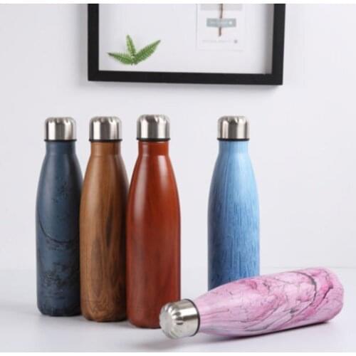 500ml Water Bottle Vacuum Insulated Flask Thermal Sport Chilly Hot Cold Cup New Style Bottle Portable Large Capacity Stainless