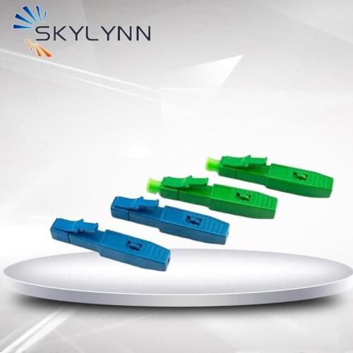 Skylynn Fast Connector, LC UPC And APC Polished Cold Quick Adapter for Indoor Drop Cable Easy Instation