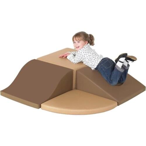 Big Order Low Price SoftScape Toddler Playtime Corner Climber,Indoor Active Play Set for Kids,Safe Soft Foam for Crawl and Slide