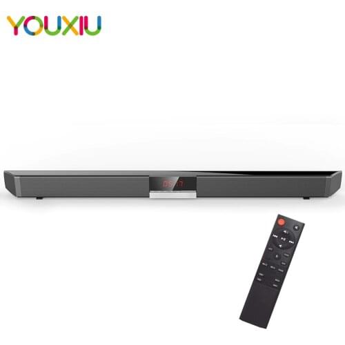 Home theater TV Soundbar 40W Wireless 5.0 Bluetooth Speaker Built-in Subwoofers Hifi Stereo Column Surround Soundbar with Remote