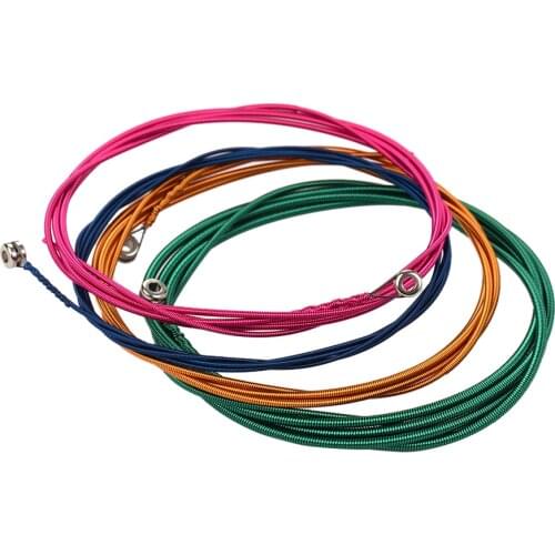 Electric Bass Strings Stainless Steel Core Nickel Alloy Winding 4-String Set Instrument Accessory