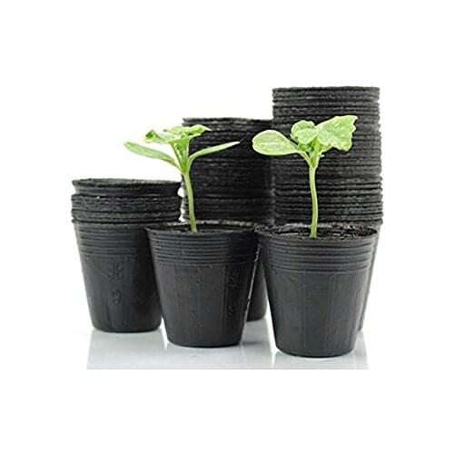 Size 10X10 100 Pcs Nursery Pots Seedling-Raising Pan Feeding Block Nutrition Pan Garden Supplies Garden Pots Planters Supplies