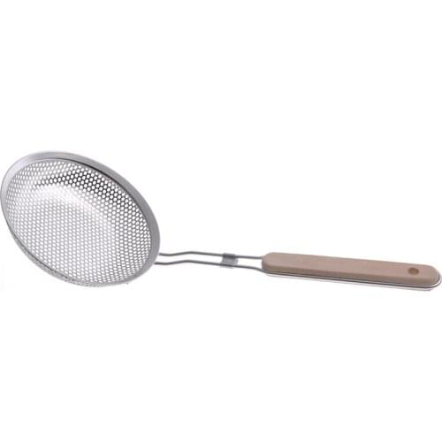 Stainless Steel Kitchen Deep-Fried Pot Strainer Commercial Long Handle Big Strainer Pasta Spoon Frying Basket Strainer