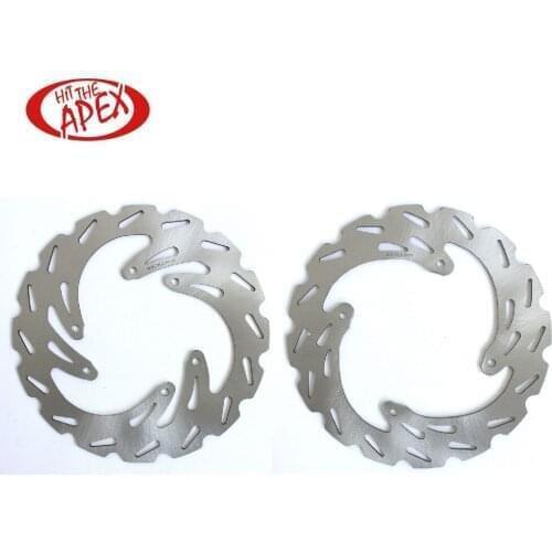 MX Front Rear Brake Discs Rotors Disks For HONDA CRF250R CRF 250 R 2004 2005 2006 2013 CRF250X CRF 250 X 2004 2009 2012 2013