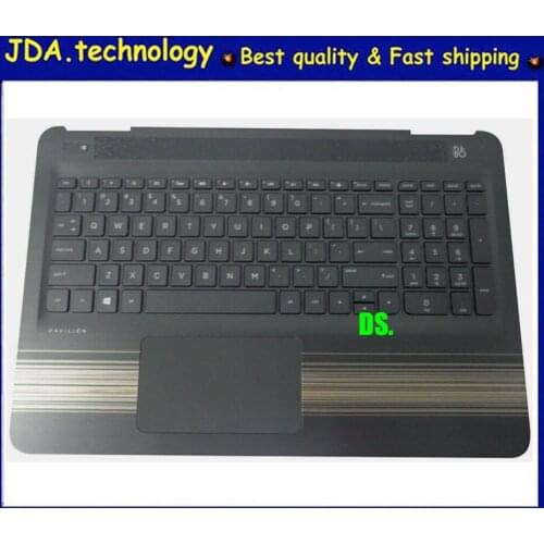 MEIARROW 95%New Laptop top cover for HP PAVILION 15-AU 15-AW Upper Case with Keyboard and Touchpad 856040-001
