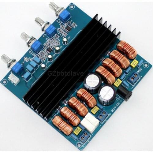 New TDA7498 + TL072 Class D 2.1 channel digital power amplifier board Class D Amplifier Board Beyond