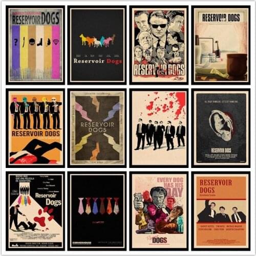 Perfect JL Reservoir Dogs retro posters kraft wall paper High Quality Painting For Home Decor wall stickers HBB50