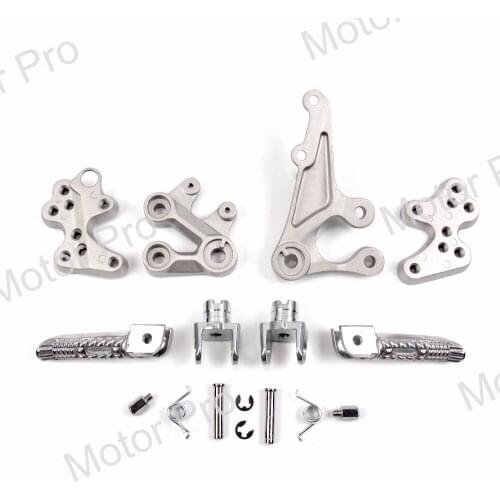 Front Footrests For Suzuki GSXR 1000 2005 - 2014 Rider Foot Pegs Brackets GSX R GSX-R 2006 2007 2008 2009 2010 2011 2012 2013
