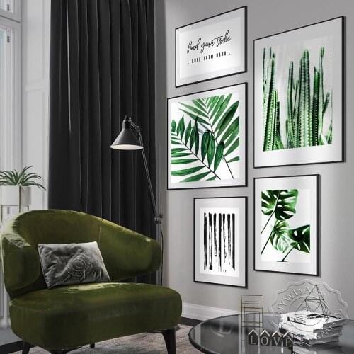 Nordic Poster Flowers Canvas Painting Plants Wall Art Pictures For Living Room Natural Modern Home Decorative Prints On The Wall