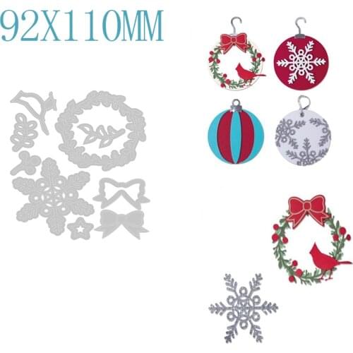 Christmas Snowflake Metal Cutting Dies Scrapbooking Decoration Paper Card Embossed Photo Album Craft Template New Arrival