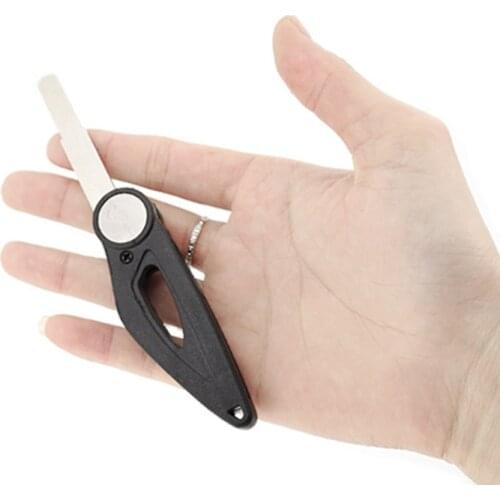 Steel Blank Blade DIY Motorcycle Scooter Key Uncut Folding Flip Key Motorbike Accessories Supplies for Motorcycle Scooter