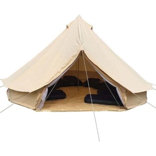 5 persons Bell camping tent A frame type outdoor wedding tent camp star sky tent homestay cotton warm hotel tent