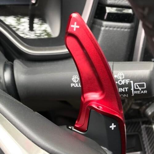 Steering Wheel Gear Shift Paddle Extension For Honda Accord CRV Civic Odyssey Pilot Insight Clarity Acura MDX RDX ILX TLX Red