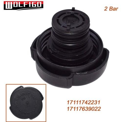 WOLFIGO New For BMW E36 E46 E38 E39 E53 E83 Radiator Coolant Reservoir Expansion Tank Cap 17111742231,11771712492, 5902048891099