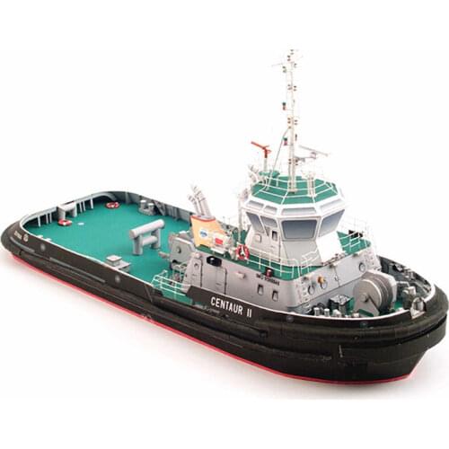 1:100 Polish Centaur II Tugboat DIY 3D Paper Card Model Building Sets Educational Toys Military Model Construction Toys