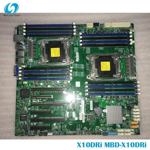 100% Working for Supermicro Server Motherboard X10DRi MBD-X10DRi C612 2011 V3 X99 DDR4 V3 V4 M.2 Testing Before Shipment