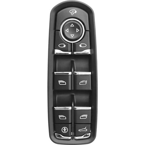 7PP959858MDML LH Driver Side Electric Power Window Switch with Child Lock For Panamera Cayenne Macan 2011-2017 7PP 959 858MDML