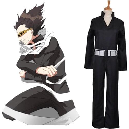 Anime Boku no My Hero Academia Shota Aizawa Eraser Head Cosplay Costume Uniform Jumpsuit Adult Men Halloween Outfit Suit Set