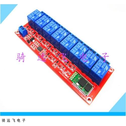 Bluetooth relay module 8-way relay Bluetooth remote control mobile phone control