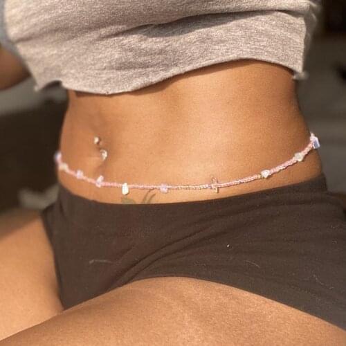 Crushed Stone Waist Beads, Body Jewelry, Belly Beads, Bead Jewelry, Belly Chains, Waist Chain, African Waist Bead, Waist Jewelry