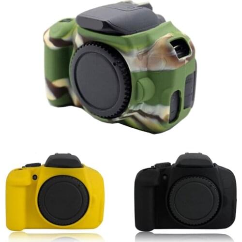 Portable Camera Case Silicone Rubber cover For Canon EOS 700D 650D 600D Kiss X5 X6 X7i Rebel T3i T4i T5i body Protector shell