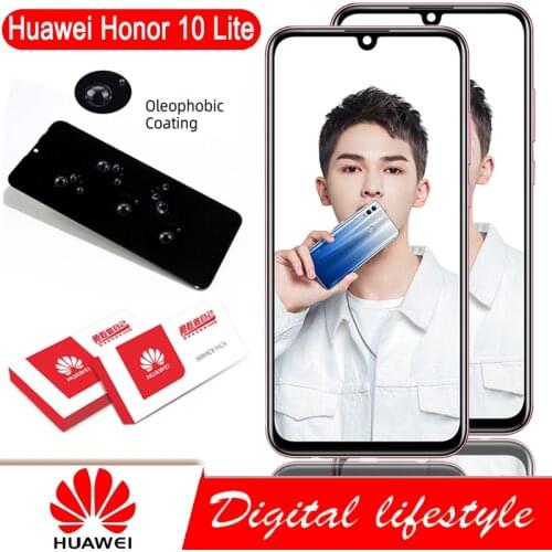 For Huawei Honor 10 Lite LCD Display Digitizer Assembly Touch Screen with Frame Global Version 6.21" HRY-LX1 HRY-LX2 HRY-L21