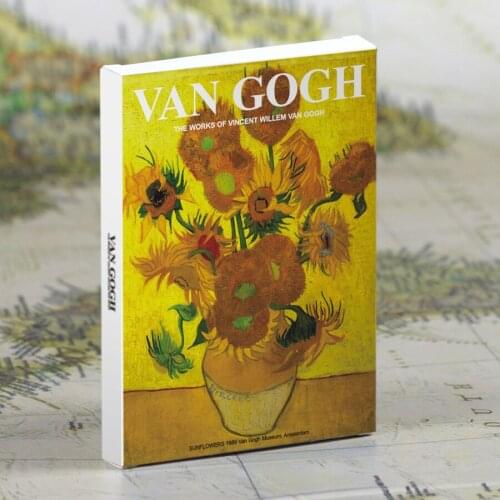 30 sheets/ lotT Van Gogh Oil Painting Postcards vintage Greeting wish Card Fashion Gift Merry Christmas Card