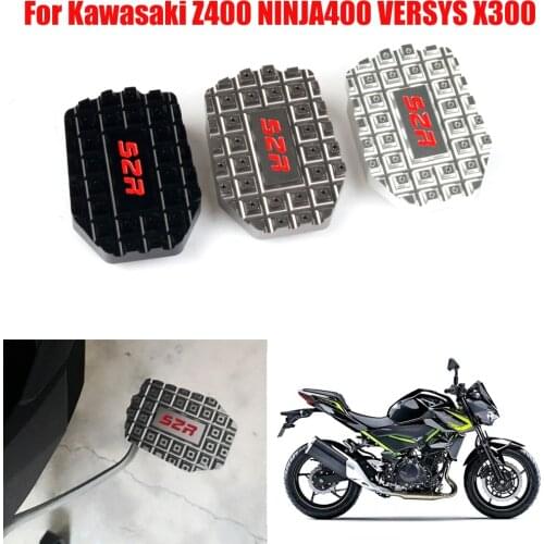 For Kawasaki Z400 Ninja 400 VERSYS X300 X 300 Motorcycle Rear Foot Brake Lever Pedal Enlarge Extension Pad Rear Brake Peg Pad