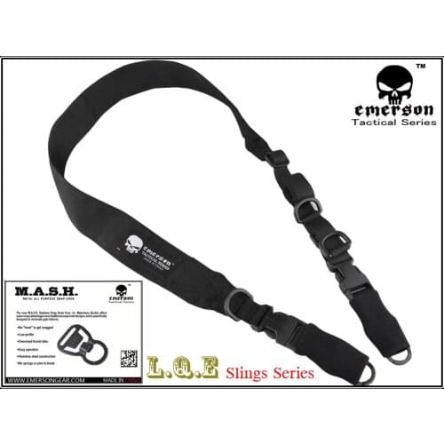 EMERSON L.Q.E One+Two Point Slings LQE Hunting combat tactical gear airsoft BD8490 BLACK
