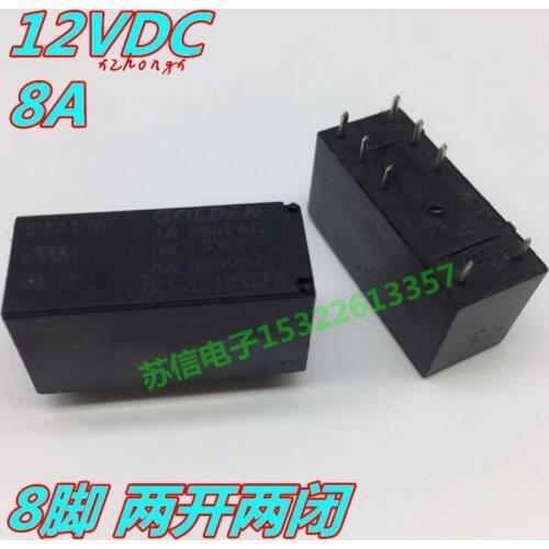 GO-2C-12HCFA12V 8-Foot 8A Two Open Two Closed 115F 845