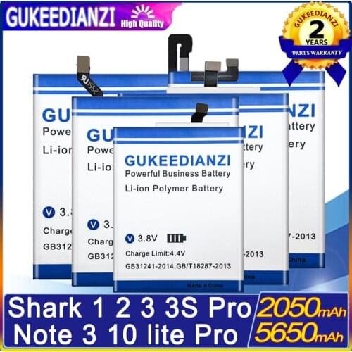 GUKEEDIANZI Xiaomi Black Shark 2 Pro Batteries